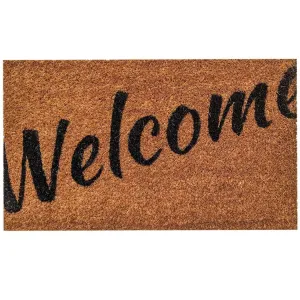 Ninamar Door Mat Welcome Natural Coir - 29.5 x 17.5 inch