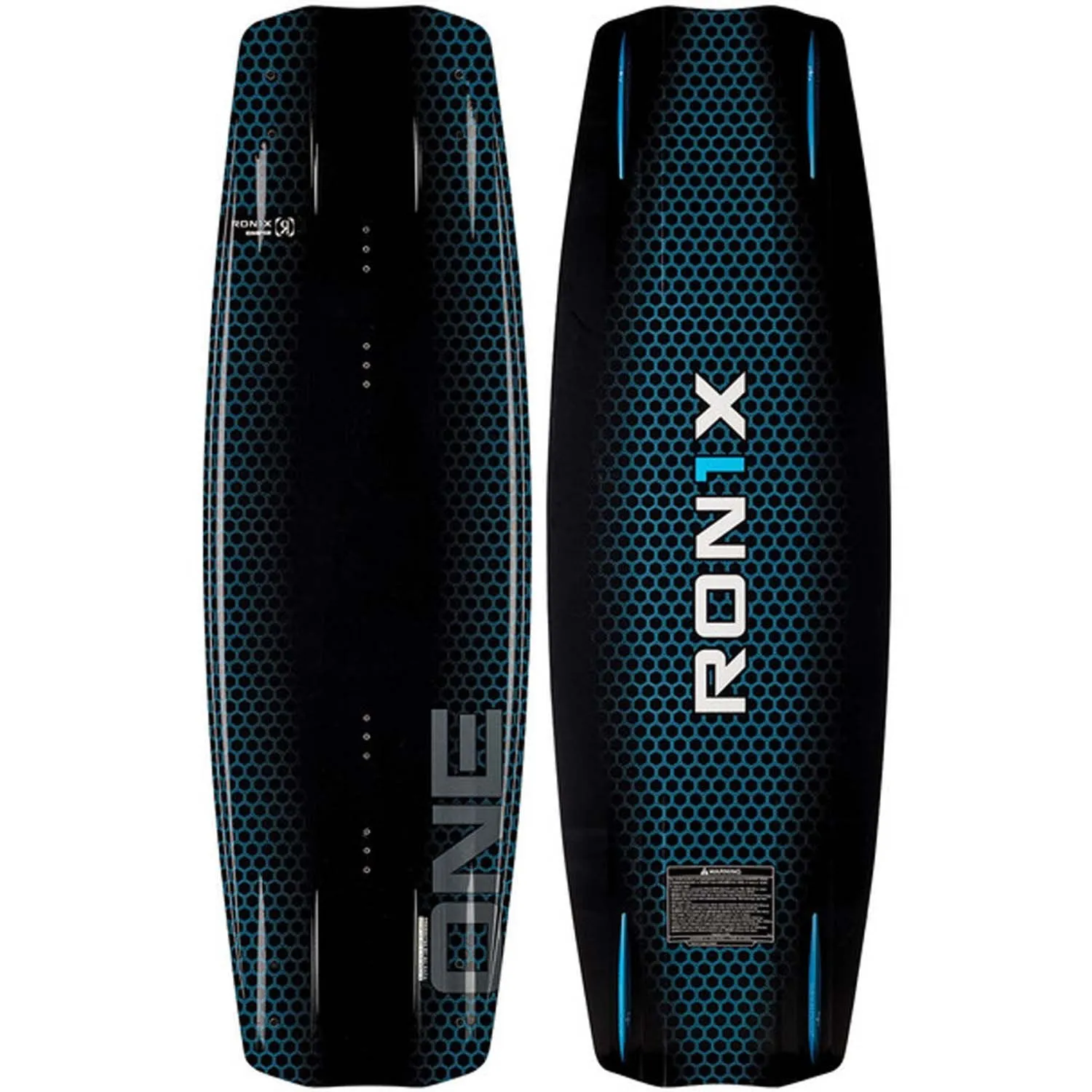 2023 RONIX ONE BLACKOUT WAKEBOARD WITH ONE BOOTS