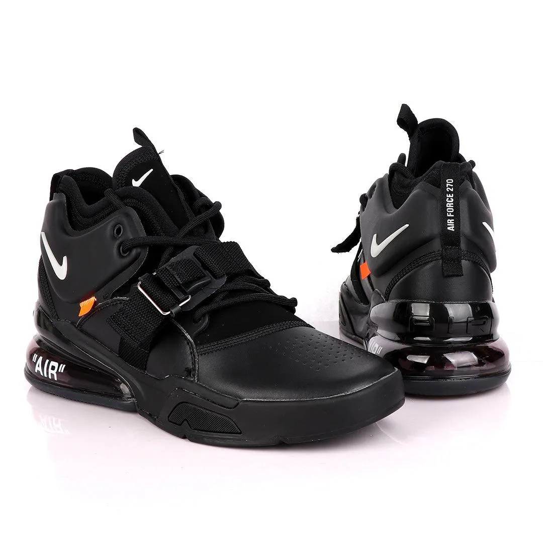 270 Off White Black Total Orange Men's Shoes Black