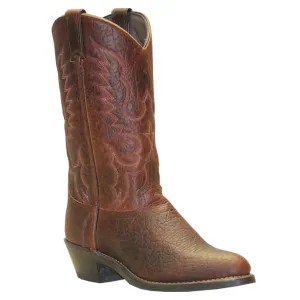 Abilene Men's 12" Antique Brown Bison Round Toe Boot 6404