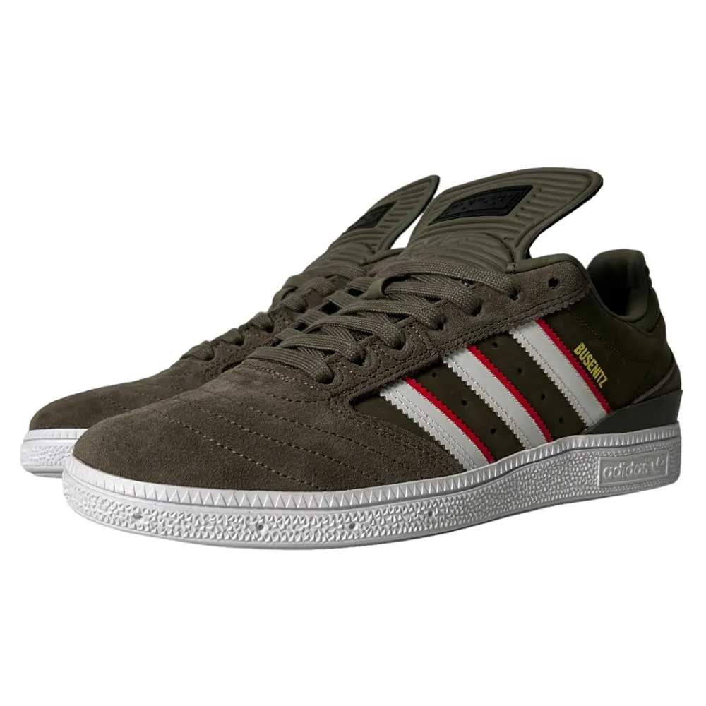 Adidas Busenitz x Dan Mancina Gray Red White Suede Shoes