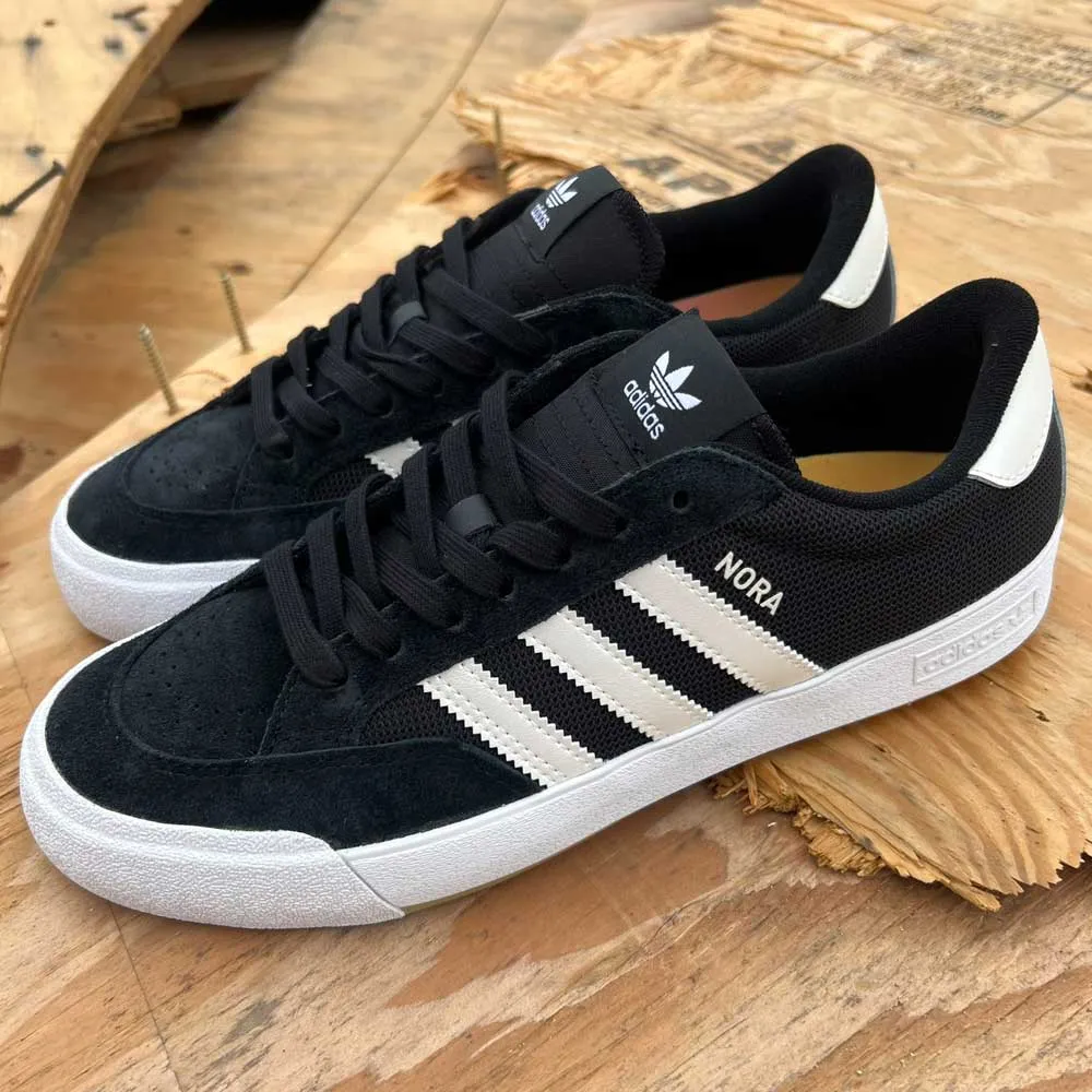 Adidas Nora Black Zero Spark Suede Knit Shoes