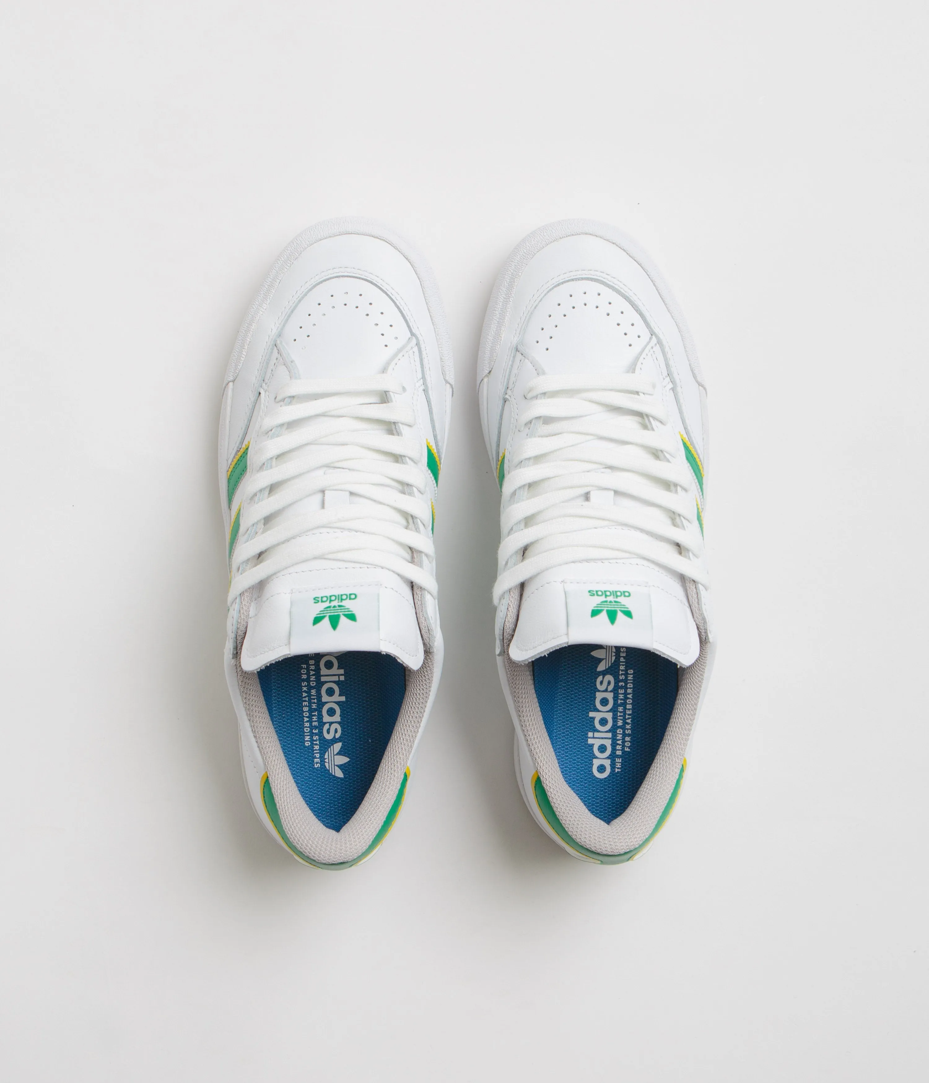 Adidas Nora Shoes - Cloud White / Court Green / Yellow