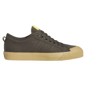 adidas Originals Nizza Skateboarding Shoes - Shadow Olive / Impact Yellow