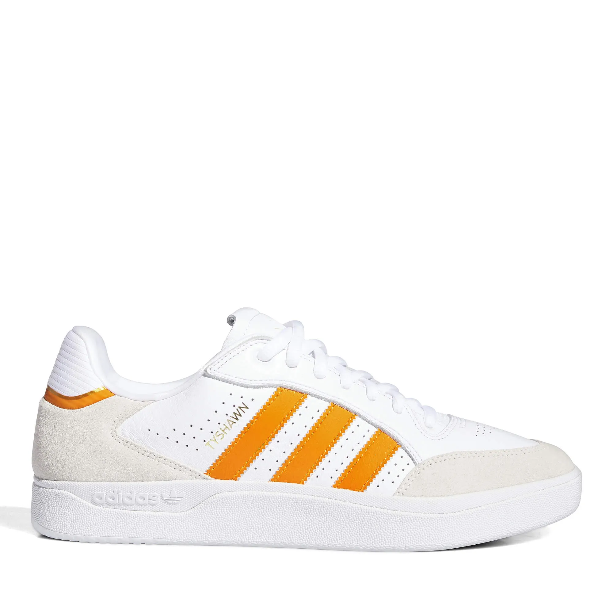 Adidas Skateboarding Tyshawn Low Shoes | White/White/Gold