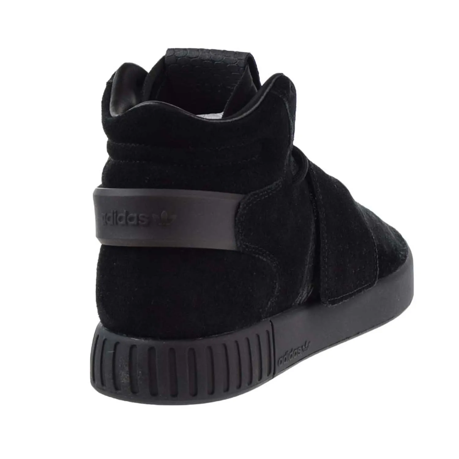 Adidas Tubular Invader Strap J Big Kids Shoes CBlack/Cblack/White