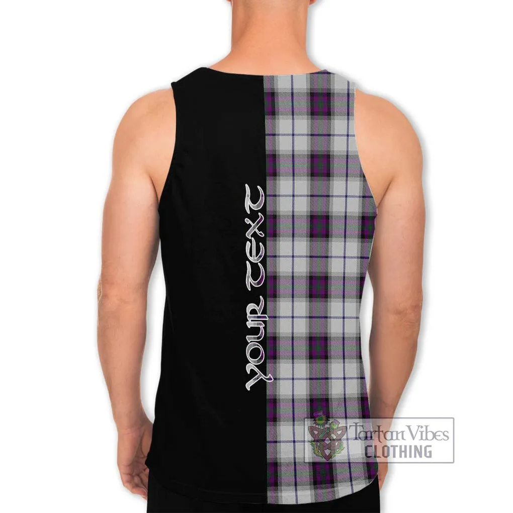 Alexander of Menstry Dress Tartan Men's Tank Top with Family Crest and Half Of Me Style