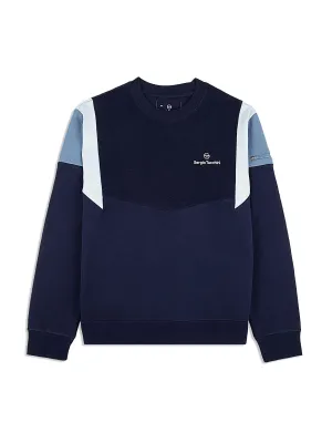 Angolo Crewneck Sweatshirt- Maritime Blue