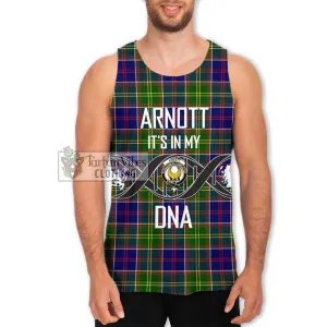 Arnott Tartan Men's Tank Top with Family Crest DNA In Me Style