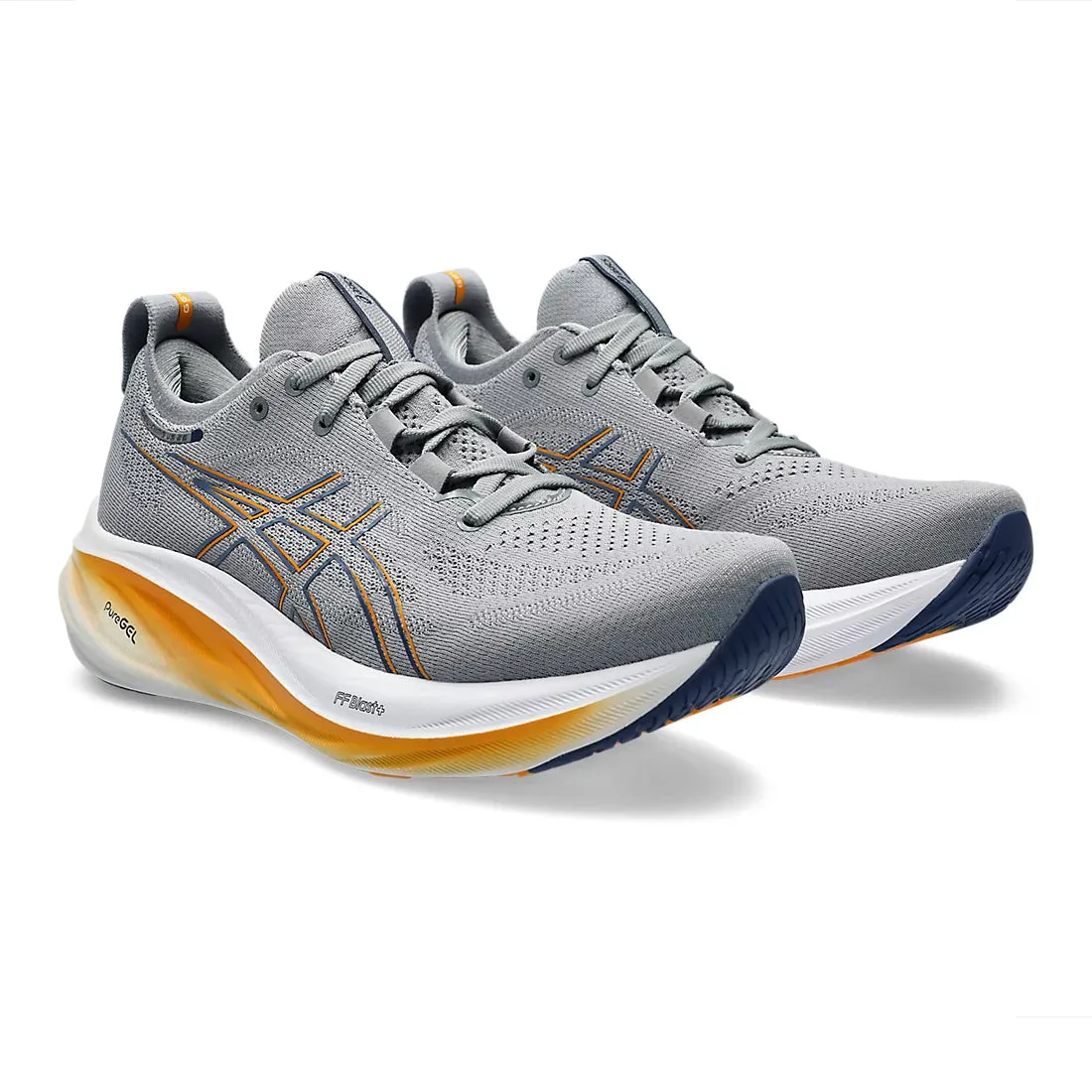 Asics Gel-Nimbus 26 Wide Men's Running Shoes Grey