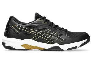 Asics Gel-Rocket 11 Unisex Court Shoe Black/Pure Gold