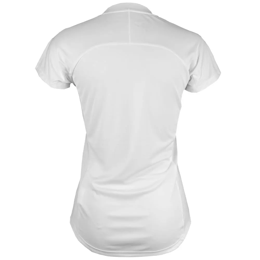 Asics Women's Short Sleeve Piping Tee - Brilliant White