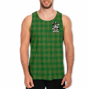 Aylmer Irish Clan Tartan Men's Tank Top with Coat of Arms