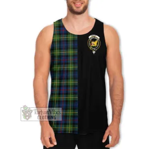 Bailey Modern Tartan Men's Tank Top with Family Crest and Half Of Me Style