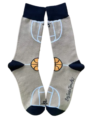 Basketball Court Men's Sock