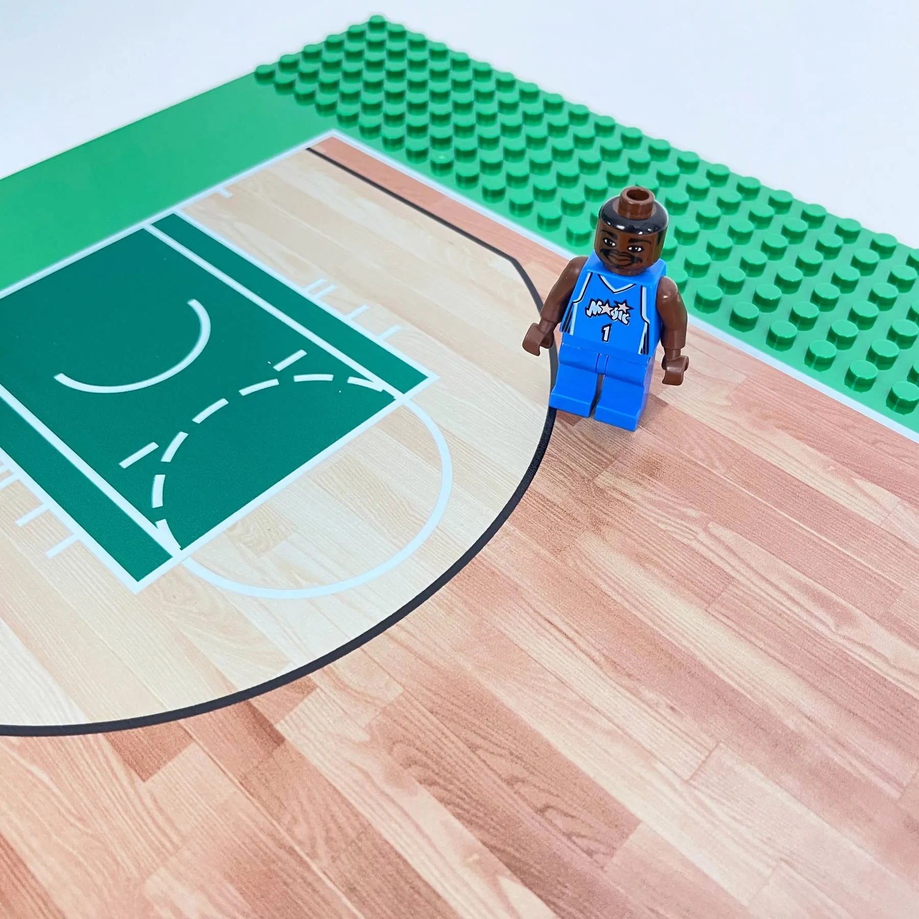 Basketball Court Printed 32x32 Stud - Unbranded Baseplate