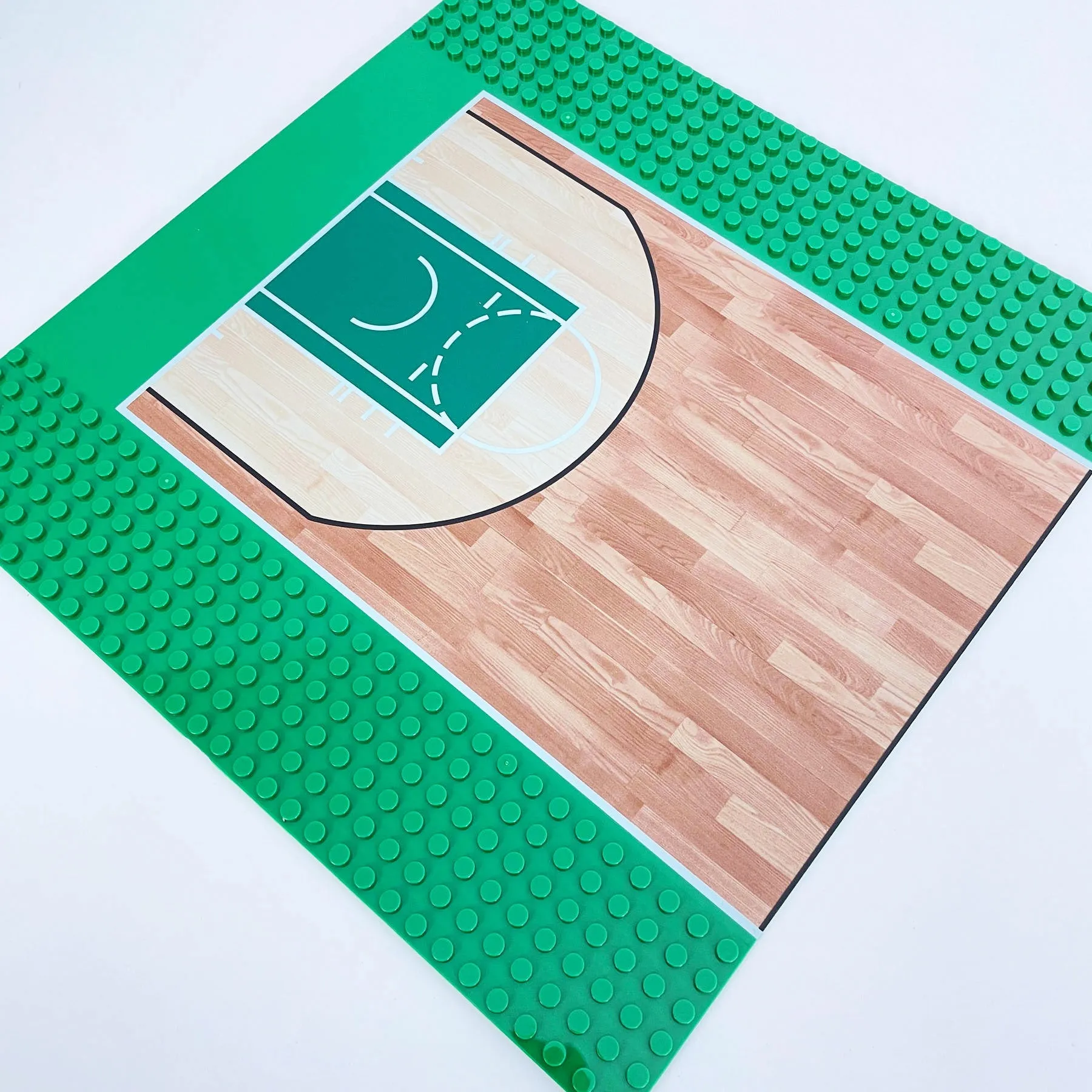 Basketball Court Printed 32x32 Stud - Unbranded Baseplate