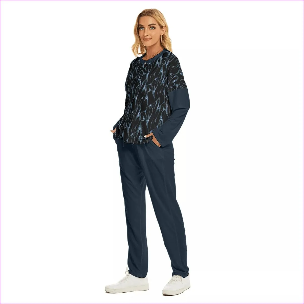 Bay Womens Top & Pants Outfit Set