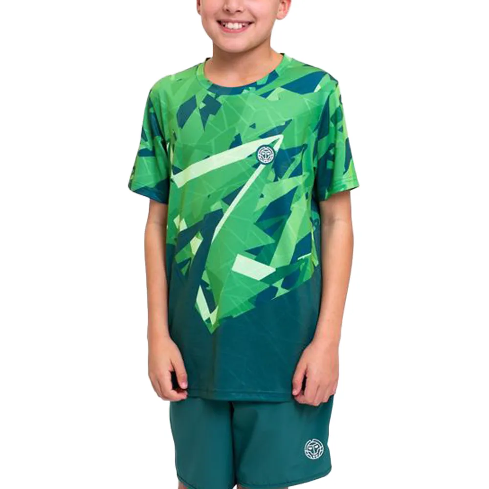 Bidi Badu Spike Junior Tee (Boy's) - Dark Green/Green