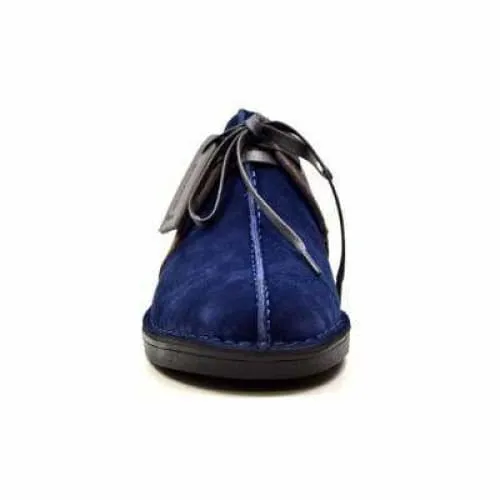 British Walkers Kingston Desert Trek Men's Navy Blue and Gray Suede