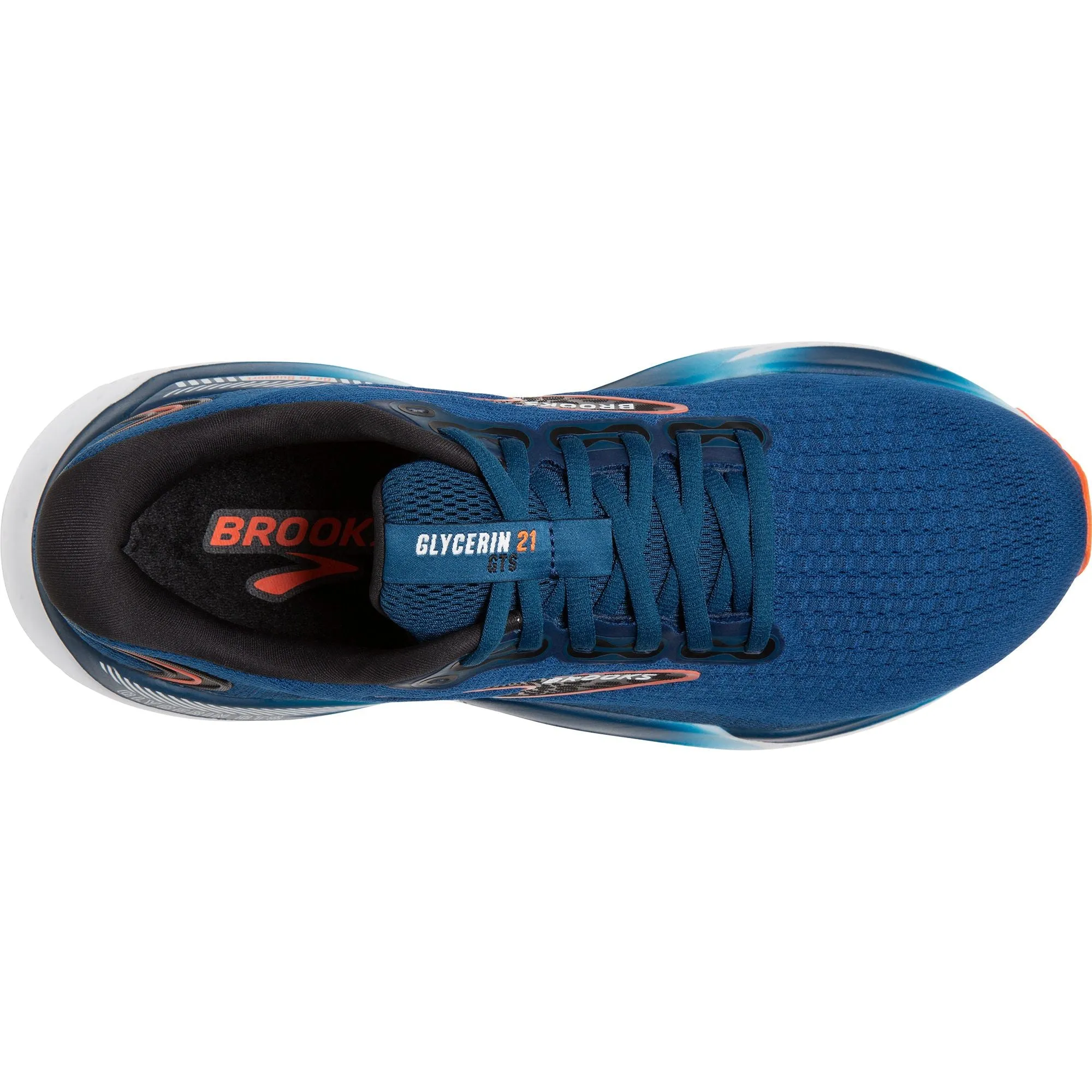 Brooks Glycerin GTS 21 Mens Running Shoes - Blue