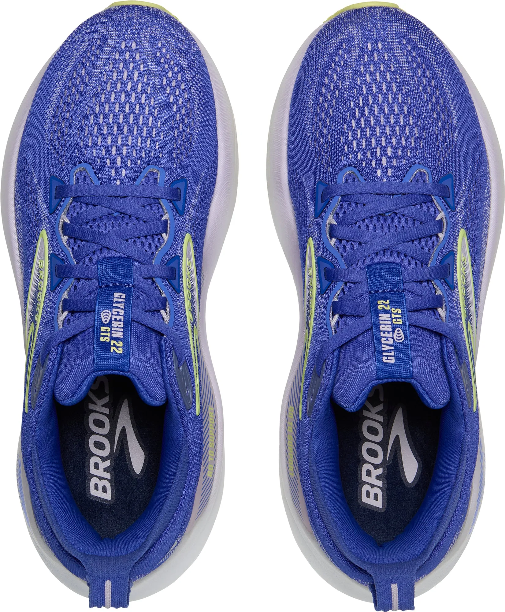 Brooks Glycerin GTS 22 Womens Running Shoes - Blue