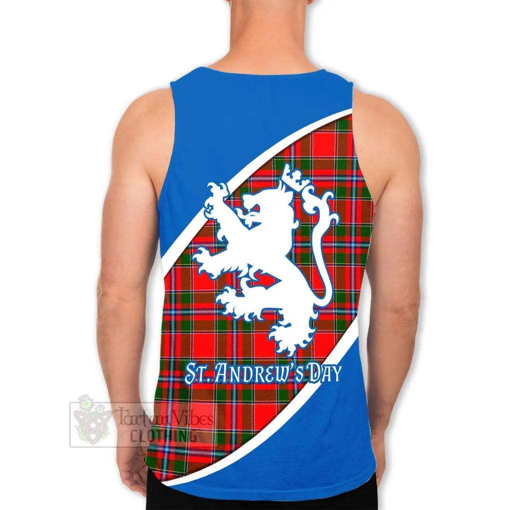 Butter Family Crest Tartan Men's Tank Top Celebrate Saint Andrew's Day in Style