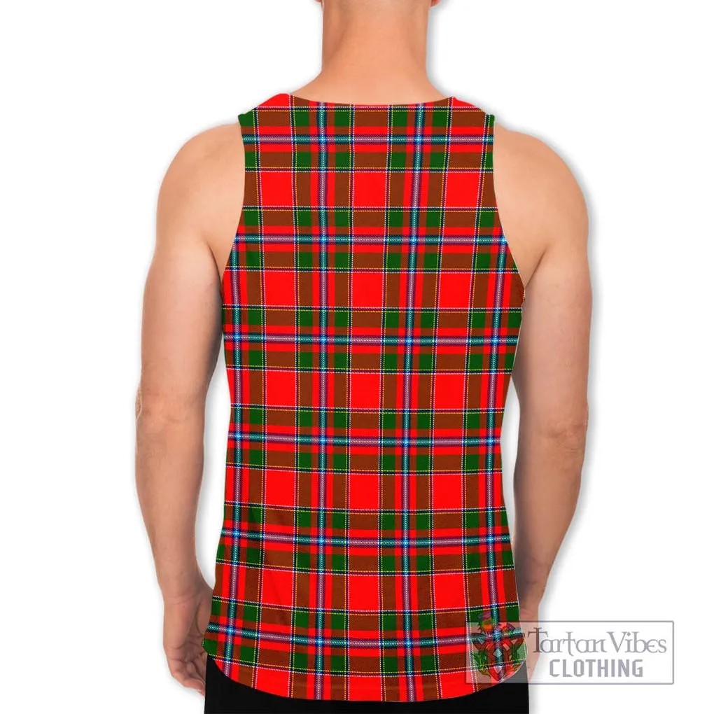 Butter Tartan Men's Tank Top with Family Crest DNA In Me Style