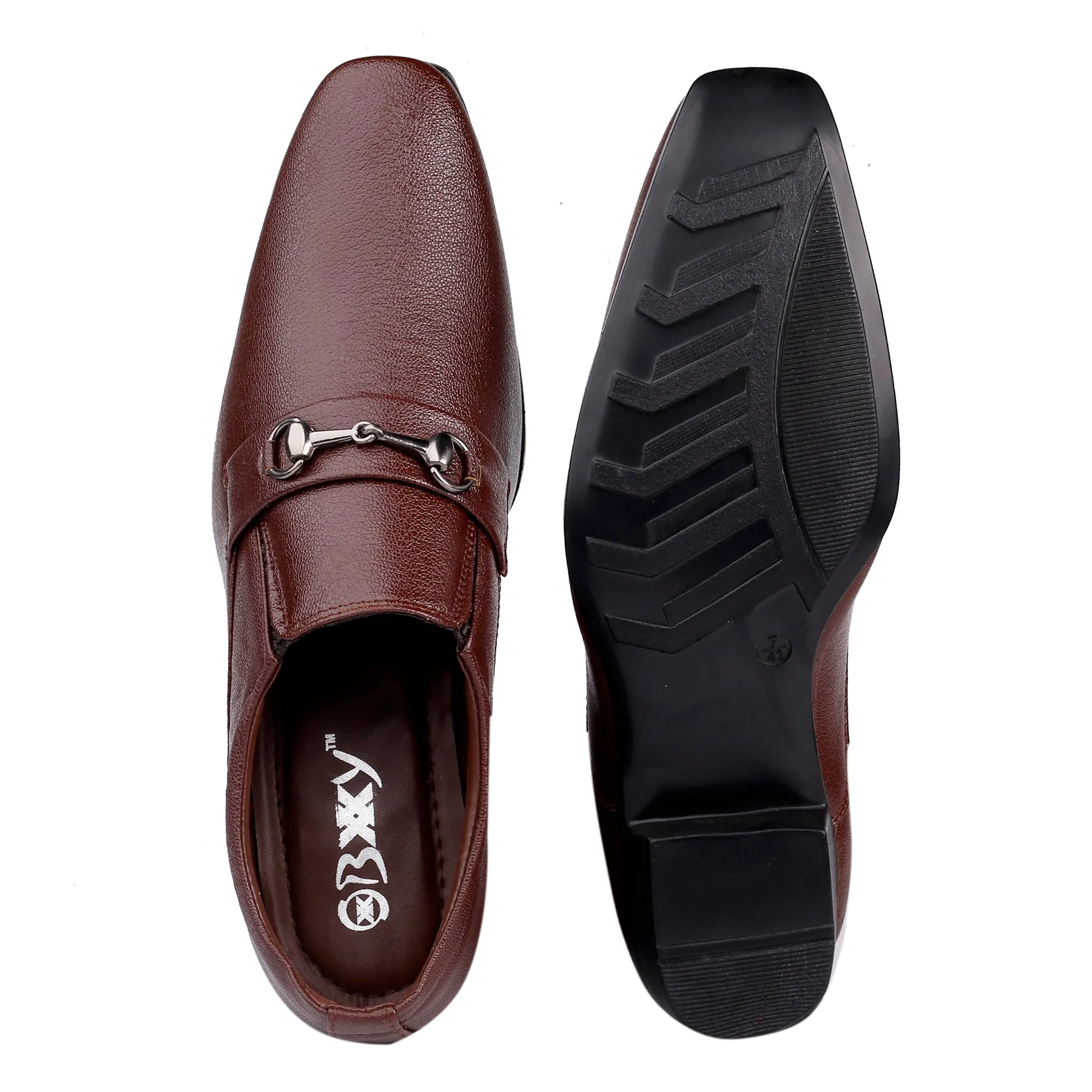 BXXY Premium Range Buckle Formal Slip-ons For Men