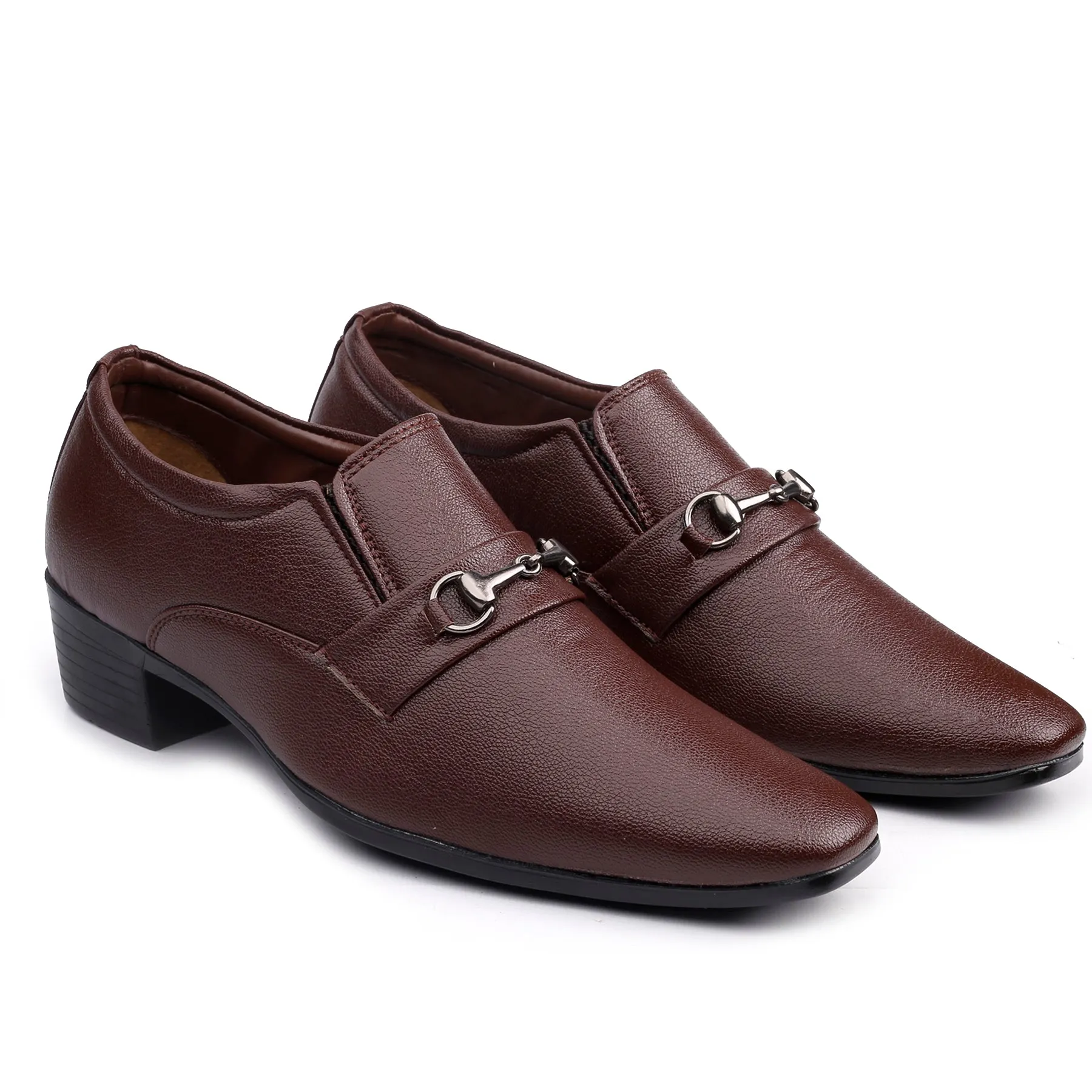 BXXY Premium Range Buckle Formal Slip-ons For Men