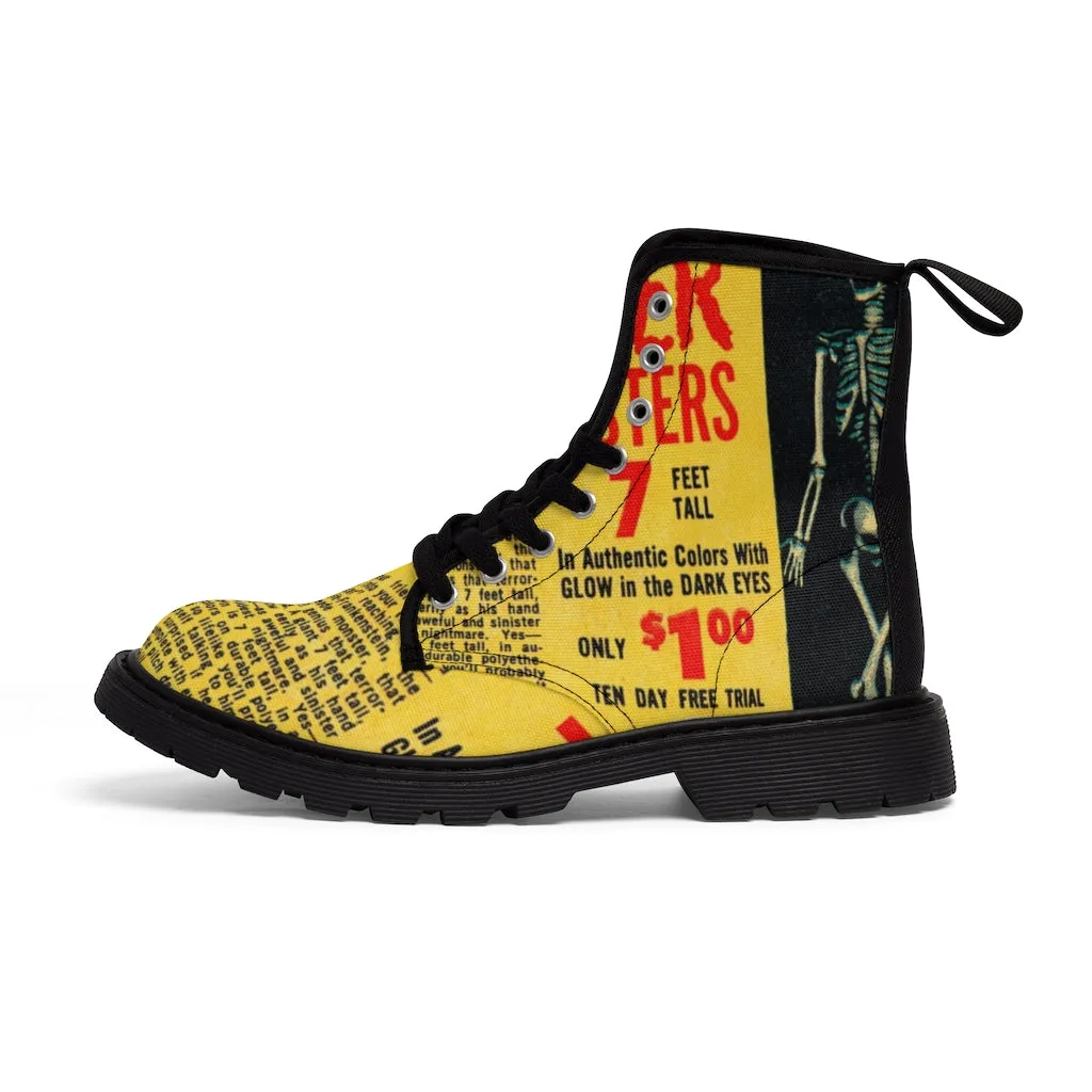 Canvas Boots AL BLUE DESIGNED MONSTERS