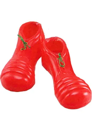 Clown Shoes Pvc Red