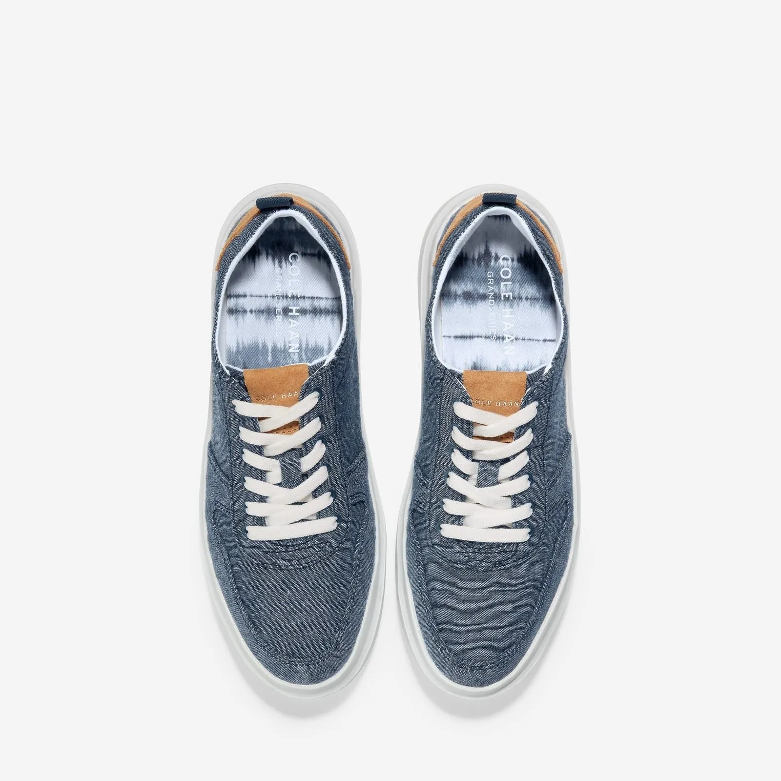 Cole Haan GrandPro Rally Canvas 100% Cotton Women's Chambray/Suede/Optic White Trainers