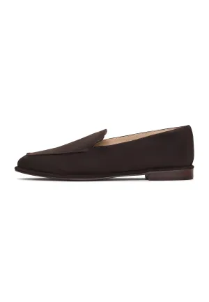 Comfort Suede Platform Loafers Clau - Brown