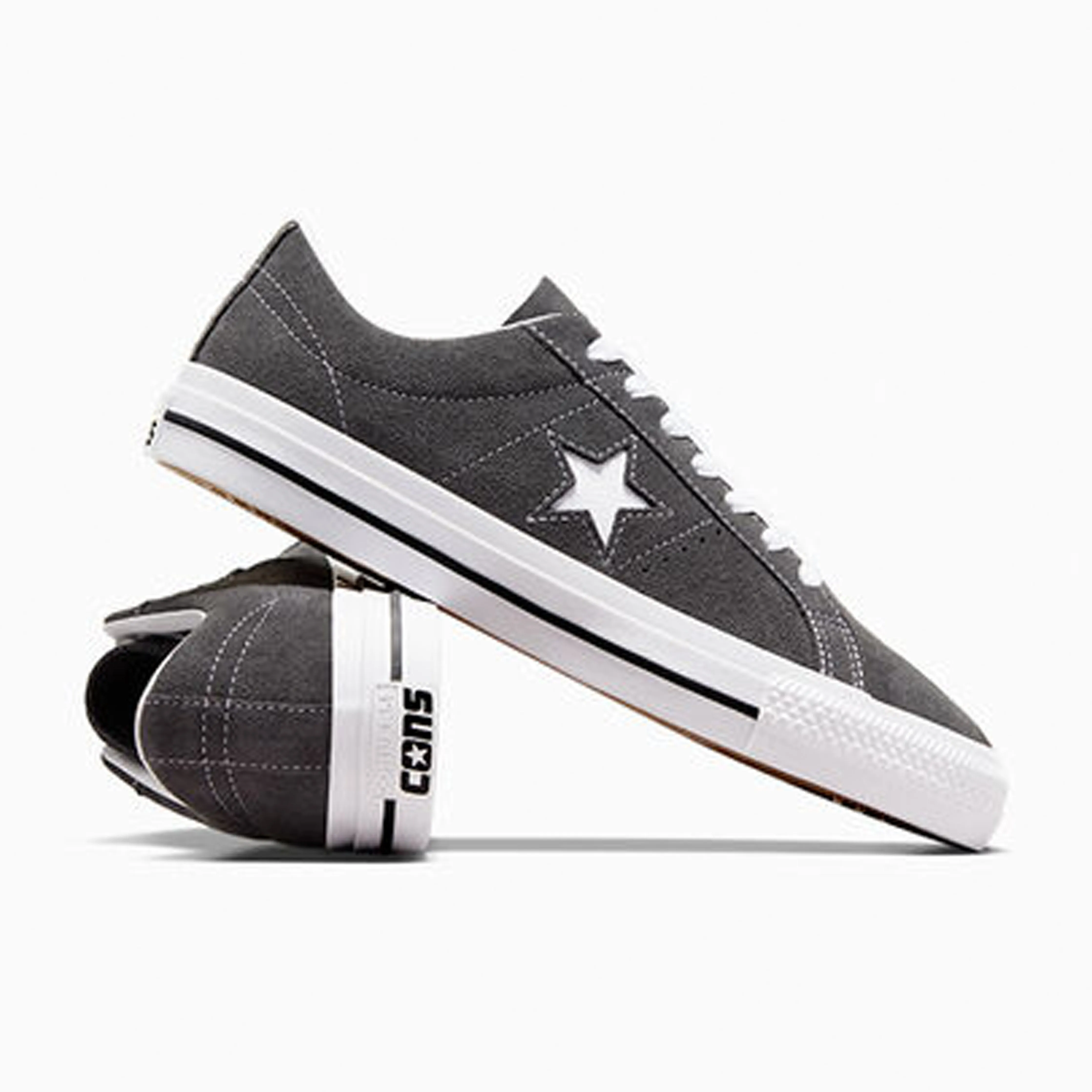 Converse CONS One Star Pro Ox Skateboarding Shoes - Dark Matter / White