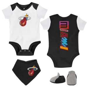 Court Culture Miami Mashup Vol. 2 Newborn Creeper/Bib/Bootie Set