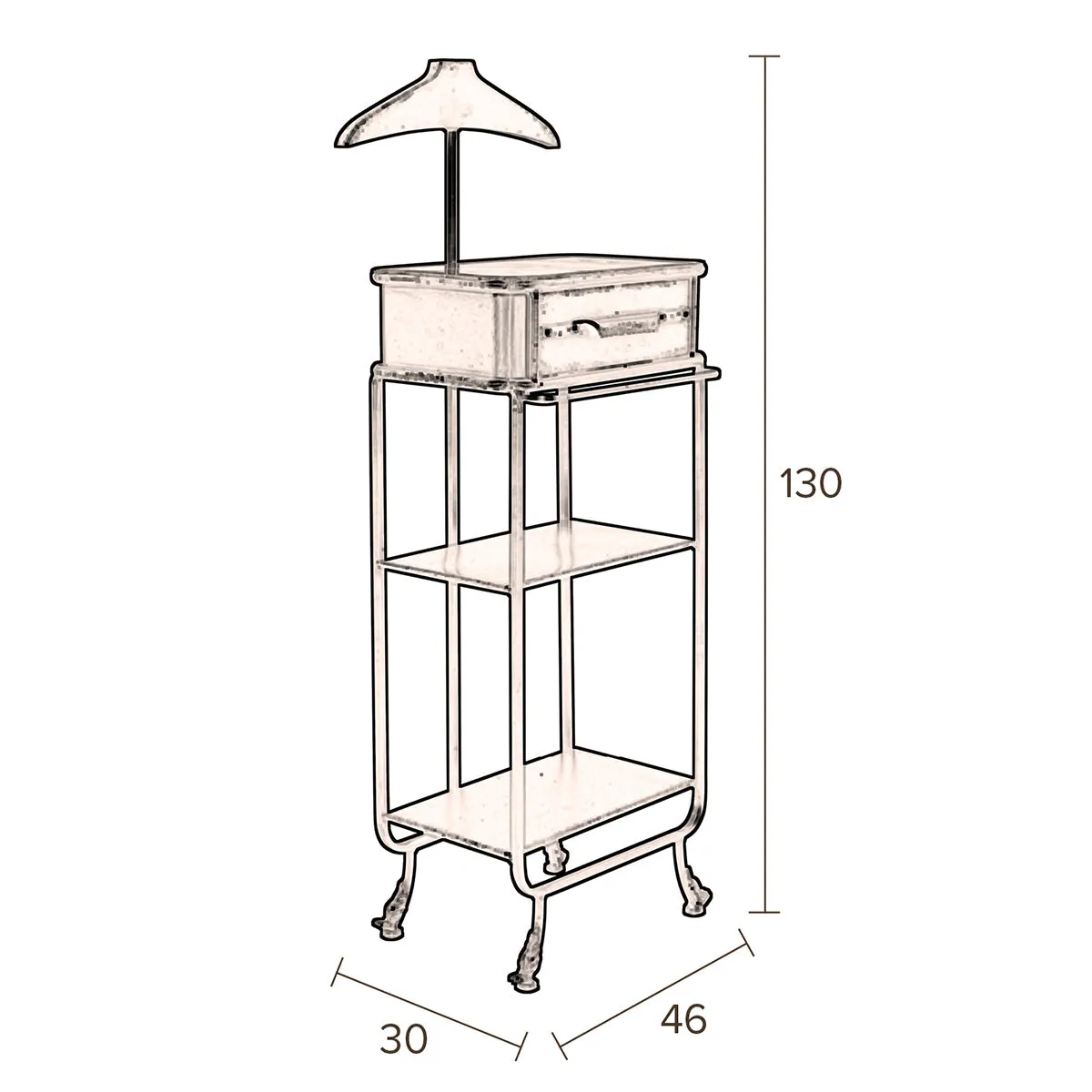 Dressboy Lion Coat Rack