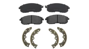 Front Ceramic Brake Pads & Brake Brake Shoes Fits 2001 Nissan Sentra 1.8L