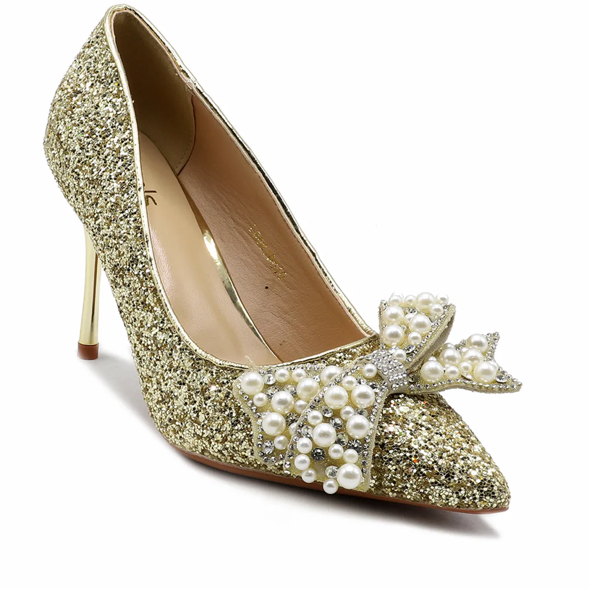 Golden Bridal Court Shoes L00870010