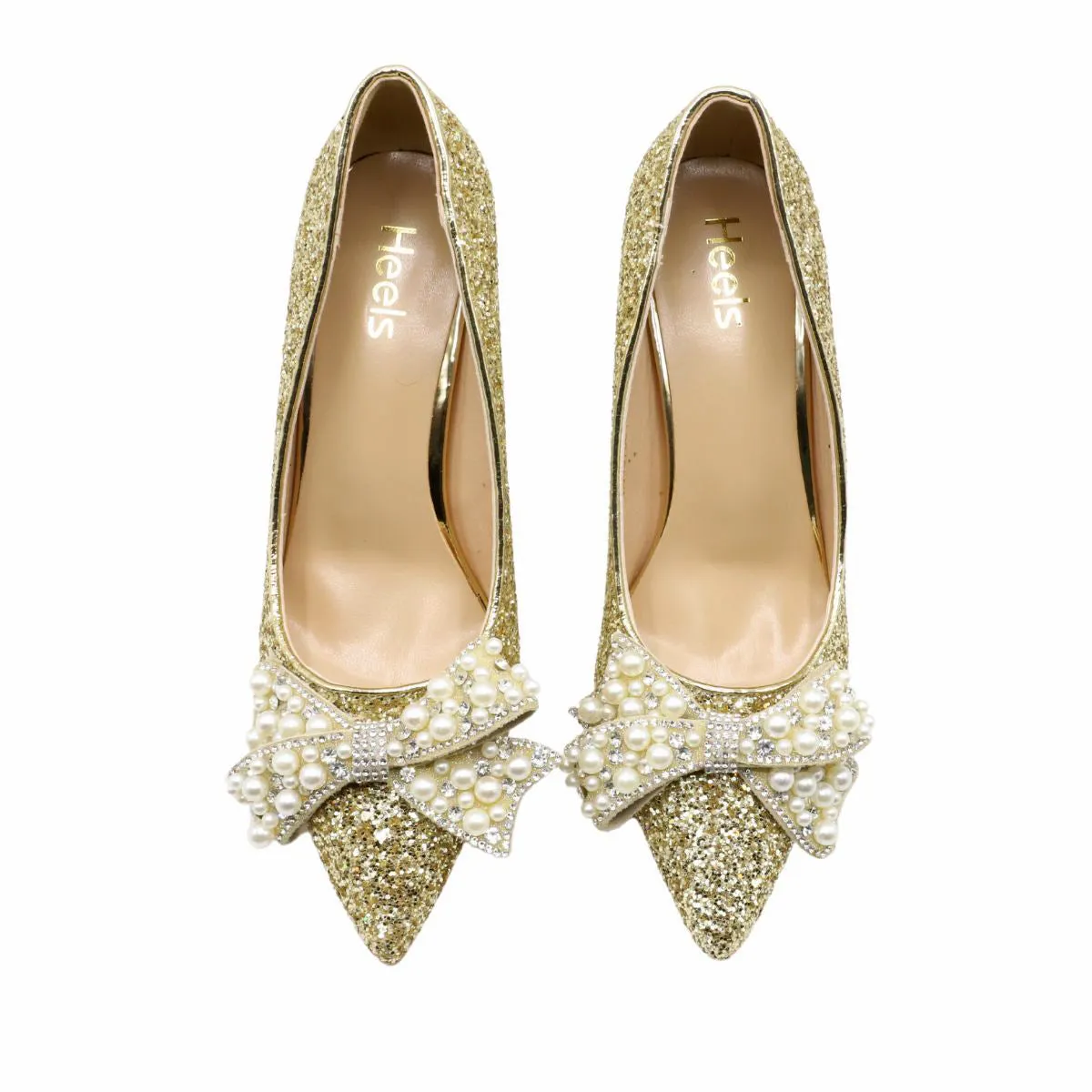 Golden Bridal Court Shoes L00870010