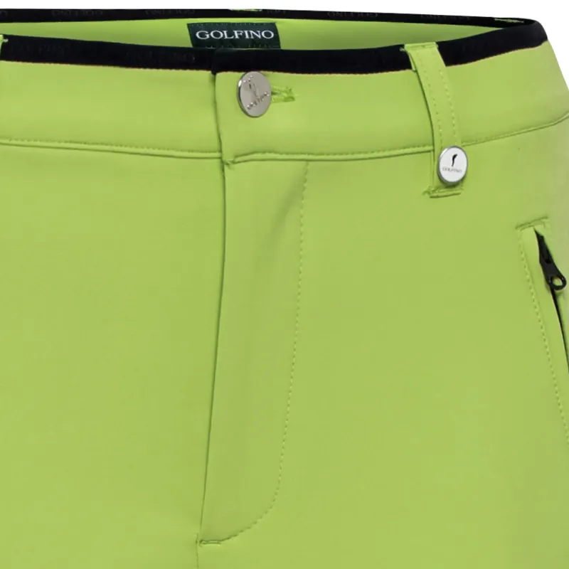 Golfino Drive  Techno Pants - Lime Green