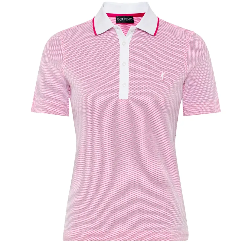 Golfino Mercedes S/S Polo - Shocking Rose