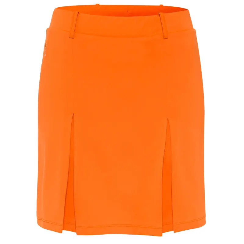 Golfino Natural Light Jersey Skort - Vibrant Orange