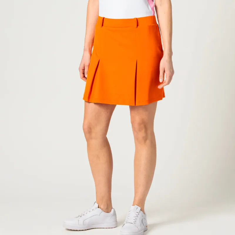 Golfino Natural Light Jersey Skort - Vibrant Orange