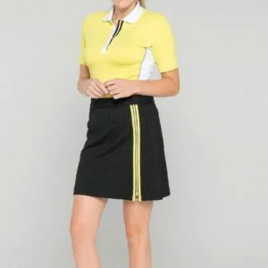 Golfino PT Skort - Black pinstripe