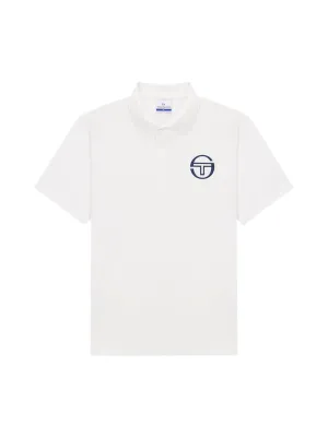 Graphic Polo Shirt- Off White