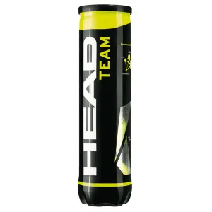 Head Team (Coach Ball) 4 Ball Can - Yellow Tennis Balls