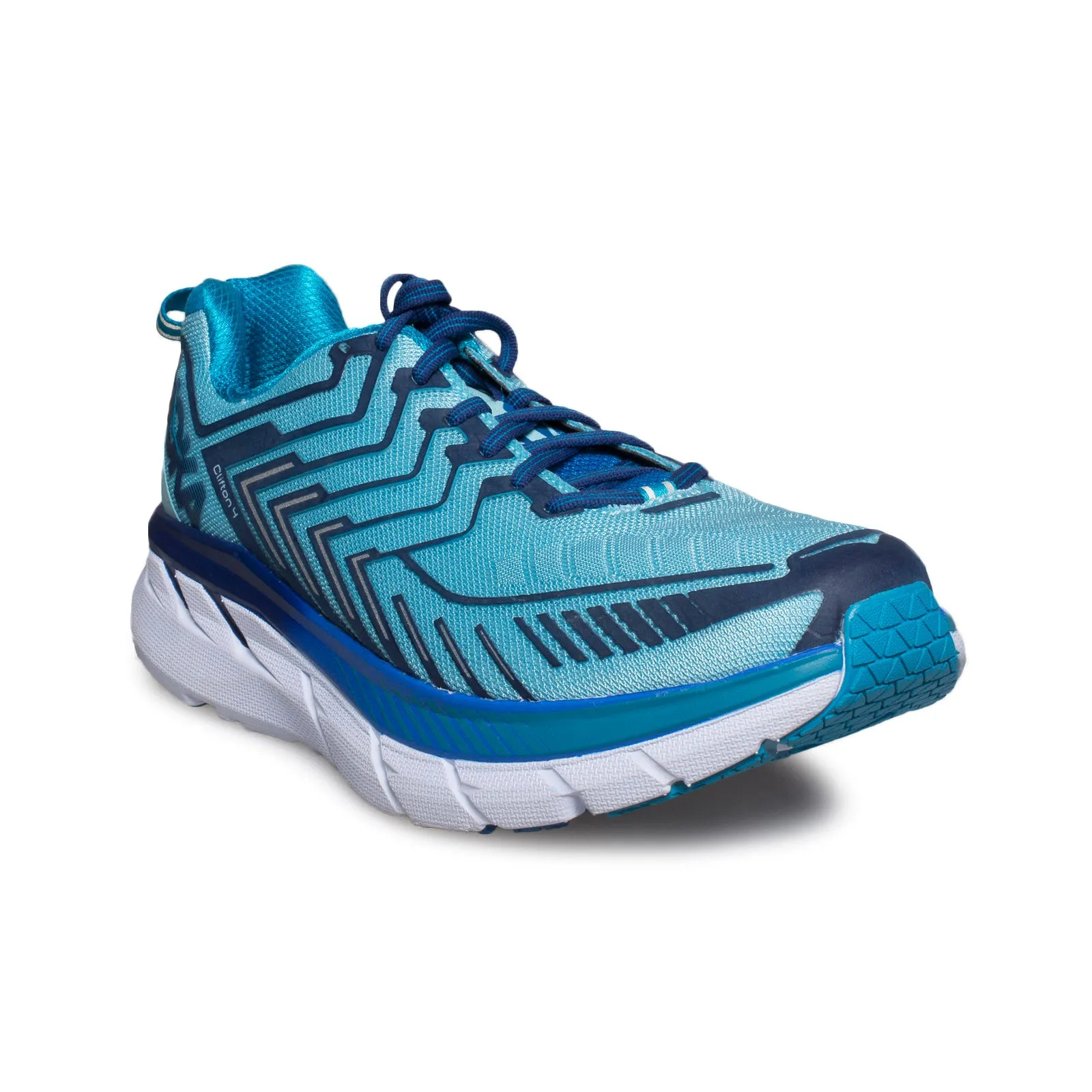 HOKA Clifton 4 Blue Topaz / Imperial Blue Running Shoes - Women's