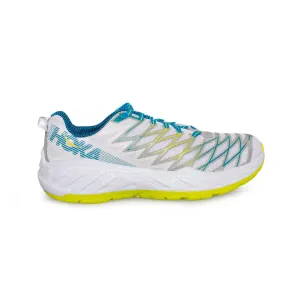 Hoka One One Clayton 2 White / Acid Running Shoes - Women's