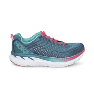 Hoka One one Clifton 4 Blue Coral / Ceramic Running Shoes